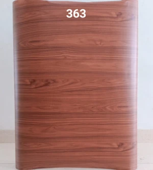 Decal cuộn vân gỗ nâu 1,2m