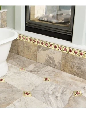 Decal dán decal giả gạch 15, chi tiết rời, dán quán cafe, ở TPHCM