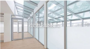 Decal dán kính cát mờ khổ 1m2 x 1m