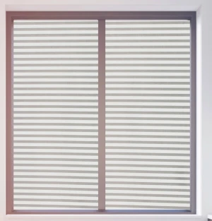 Decal dán kính sọc trắng ngang khổ 90cm x 1 mét