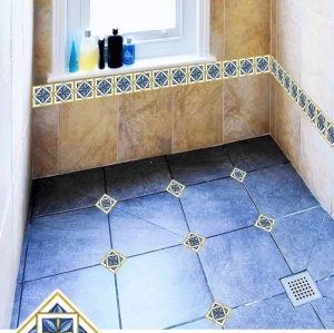 Decal dán tường decal giả gạch 13, dán 2 mặt có sẵn keo, dán quán trà sữa, TPHCM