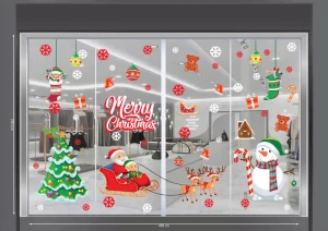 Decal Noel 2025 - Ông già tuần lộc