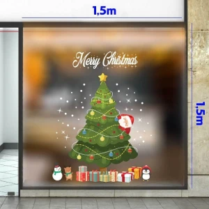 Decal Noel-Cây thông to