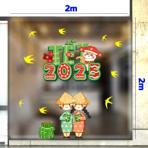 Decal Tết xuân 2025 - Tết  (168 +169)