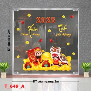 Decal Tết xuân 2025- Tết 649A