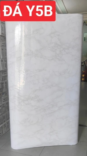 Giấy dán tường đá hoa cương trắng 1 khổ 1,2m x1m