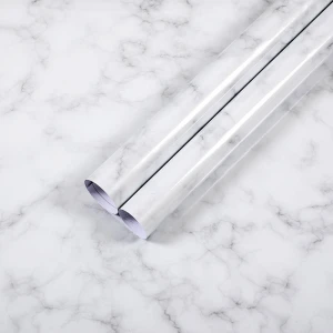 Giấy decal dán bếp giả đá hoa cương vân xám trắng