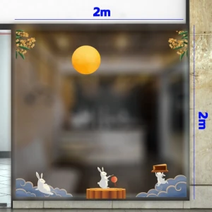 Tết trung thu-Thỏ cầm lồng đèn đón trung thu