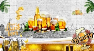 Tranh quán bia hiện đại