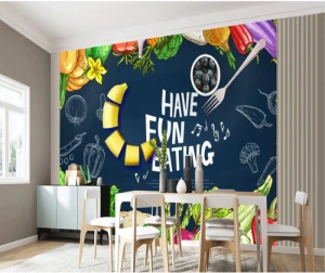 Tranh trang trí rau củ tươi