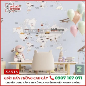 Mẫu Giấy Dán Tường Cao Cấp XAVIA 3928