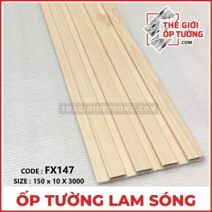 Ốp Tường Lam Sóng Vân Gỗ FX147