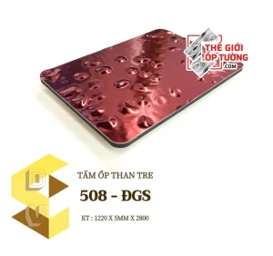 Ốp tường sợi than tre cao cấp 5mm mới 508