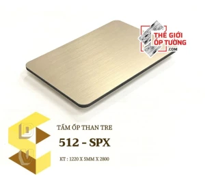 Ốp tường sợi than tre cao cấp 5mm mới 512