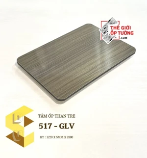 Ốp tường sợi than tre cao cấp 5mm mới 517