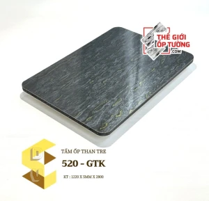 Ốp tường sợi than tre cao cấp 5mm mới 520