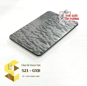 Ốp tường sợi than tre cao cấp 5mm mới 521
