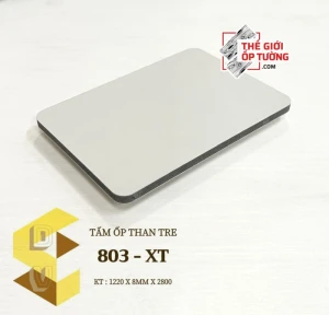 Ốp tường sợi than tre cao cấp 8mm mới 803