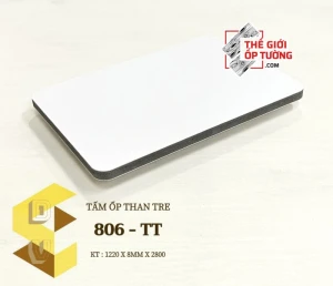 Ốp tường sợi than tre cao cấp 8mm mới 806