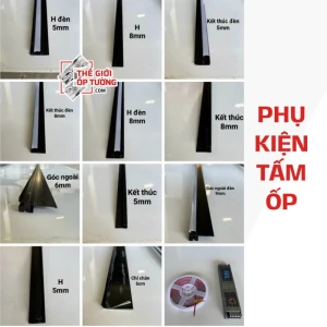 Phụ kiện tấm ốp tường đa năng sợi than tre