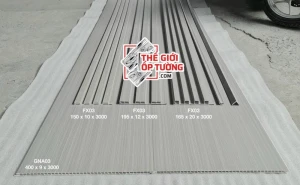 Tấm ốp tường giả gỗ nano và ốp tường lam sóng mới