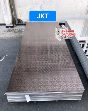 Tấm ốp tường than tre cao cấp lấp lánh tím JKT