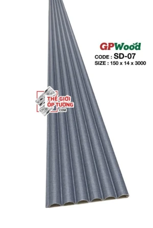 Thanh lam sóng ốp tường bán nguyệt SD07