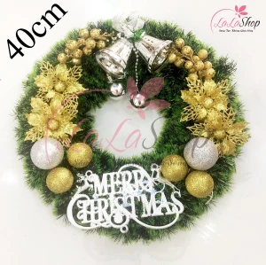 Vòng nguyệt quế trang trí hoa vàng