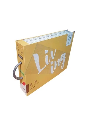 Giấy dán tường hàn quốc đẹp quyển mẫu trơn Living