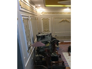 Thi công giấy dán tường Hàn Quốc nhà 4 tầng anh Đạt Bát Tràng