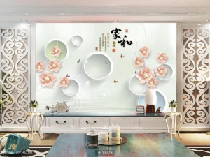 Tranh dán tường 3D Phong Cách Hiện Đại BE390