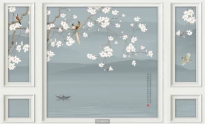 Tranh dán tường 3D Phong Cách Tân Cổ Điển BE619