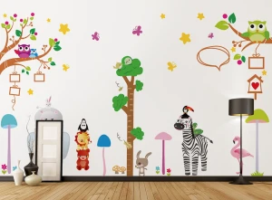 Tranh dán tường 3D Phòng trẻ em BE020