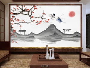 Tranh dán tường Phong Cách Nhật BE415