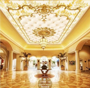 Tranh dán tường trần 3D  BE154