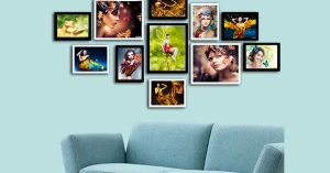 Bộ Khung Gỗ Người Bướm Nghệ Thuật - KG156