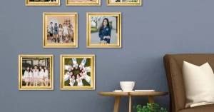 Khung Ảnh Treo Tường  Viền Gỗ Sọc Đen Hiện Đại - Lưu Giữ Khoảnh Khắc Kỷ Yếu 02 (Có In Theo Yêu Cầu)