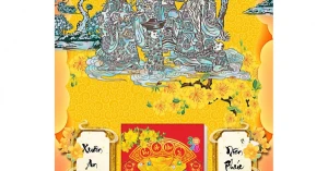 Lịch Phúc Lộc Thọ - Lịch Treo Tường Laminate Tráng Gương 2026 (40x60 cm)