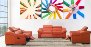 Tranh Canvas Treo Tường Bút Chì Sắc Màu