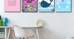 Tranh Canvas Treo Tường Cho Bé 2