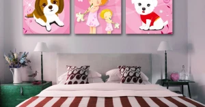 Tranh Canvas Treo Tường Cô Chủ Nhỏ