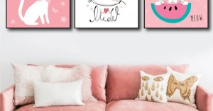 Tranh Canvas Treo Tường Con Vật Đáng Yêu