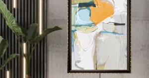 Tranh Canvas Trừu Tượng Đóng Khung Cao Cấp 10