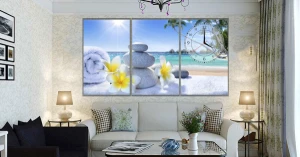 Tranh Đồng Hồ Bộ 3 Tấm Spa 7