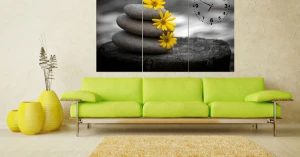 Tranh Đồng Hồ Bộ 3 Tấm Spa 8