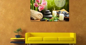 Tranh Đồng Hồ Spa 6
