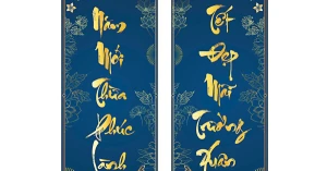 Tranh Liễn (30x90CM) Câu Đối Trang Trí - 