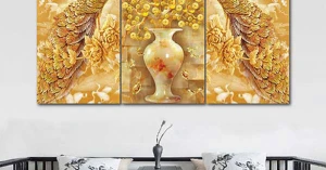 Tranh Treo Tường Chim Công 09