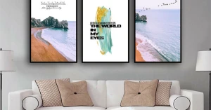Tranh Treo Tường Phong Cách Bắc Âu Bộ 3 Tấm 01 (7 Mẫu)