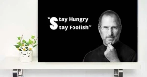 Tranh Treo Tường Stay Hungry Stay Foolish